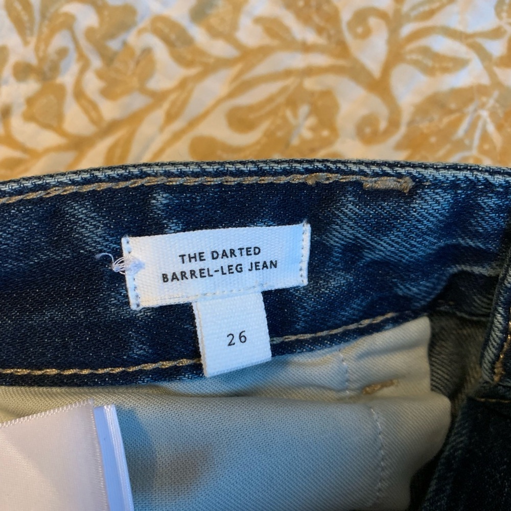 Madewell Darted Barrel leg jean. NWT - Picture 10 of 10